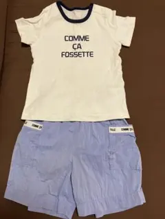 コムサ　 半袖Tシャツ ハーフパンツ 上下セットのサムネイル
