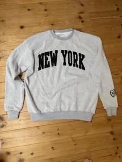 NEW YORK クルーネック トレーナー