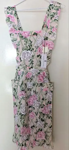 PIERRE BALMAIN ピエールバルマン エプロン 花柄 フリルのサムネイル