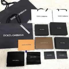 ルイヴィトン グッチ ドルガバ ショッパー＆箱 その他付属品 計13点