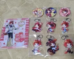 すとぷり 莉犬くん アクリルキーホルダー アクリルスタンド 缶バッジ セット