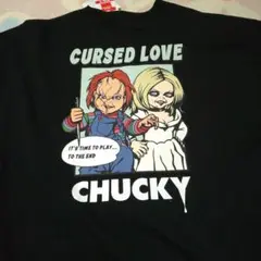 チャッキー　Tシャツ　L　メンズ　バックプリント　チャイルドプレイ