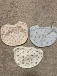 小花柄 スタイ 3枚セット