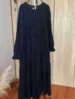 【今だけ】お得！秋冬　ブラックワンピース