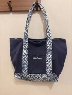 【値下げ】 Reyn Spooner ネイビー トートバッグ