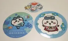 ちいかわレストラン沖縄　特典　オリジナルデザインコースター他3枚セット