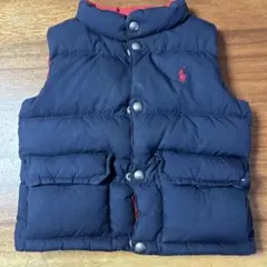 FRED PERRY フレッドペリー チェック柄 フード付きダウンベスト M