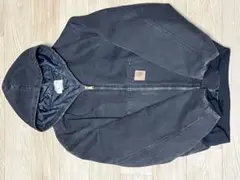 【USA製】Carhartt アクティブジャケット ブラック XL 希少モデル