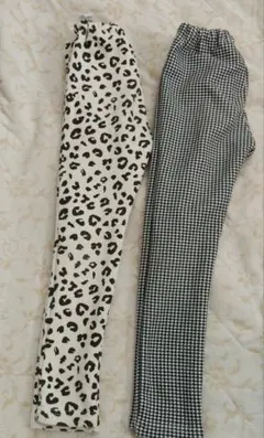 【美品】裏起毛　レギンス　2本　120