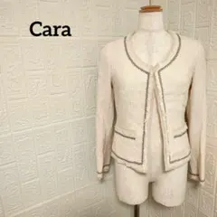 CARLA ツイードジャケット　美品　Mサイズ CARLA Tweed jacket / White