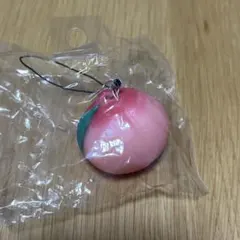 スクイーズ キーホルダー 桃　モモ