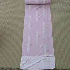 絽小紋の着物の反物　丹後ちりめん　絹100%おまけ半衿付き