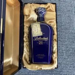 バランタイン21年スコッチウイスキー RARE AGED 未開封陶器ボトル箱付 バランタイン21年スコッチウイスキー RARE AGED 未開封陶器