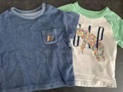 ユニクロ　UNIQLO GAP 90 Tシャツ 保育園着　2枚組