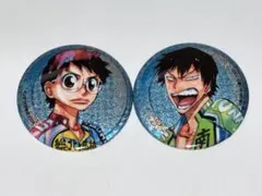 弱虫ペダル 小野田 荒北 コミケ C104秋田書店 特典 ホログラム缶バッジ