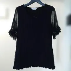 LIU・JEANS_Vネックサテン調チュニック - メルカリ
