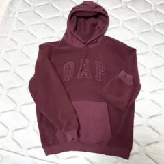 GAP スウェットパーカー バーガンディ ボルドー　フリース　フーディー