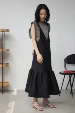 AZUL BY MOUSSYジャガードジャンパードレス