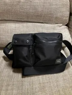 【美品】PORTER UNIT ショルダーバッグ ブラック 正規品
