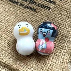 カカオフレンズ　起き上がり小法師　ネオ＆チューブ