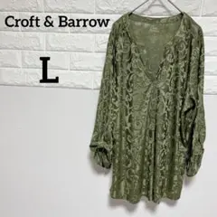 美品✨【Croft & Barrow】Lオリーブグリーン チュニック