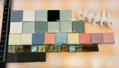 多色セラミックタイルセット（小サイズ）