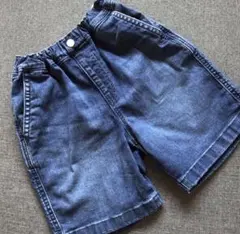 UNIQLO 120 デニム ハーフパンツ