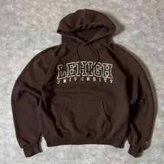 チャンピオン カレッジプリント スウェットパーカー ブラウン M リーハイ大学
