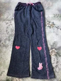 メゾピアノ　ウサギとハートの長ズボン