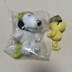 新品　スヌーピー　蛇　ぬいぐるみ　2点セット