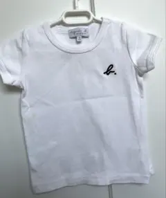 agnes b. ENFANT ロゴ刺繍 Tシャツ ホワイトのサムネイル