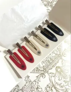 シャネル CHANEL BEAUTE 限定 ノベルティ　ヘアクリップセット×5個 シャネル CHANEL BEAUTE 限定 ノベルティヘアクリップセット×5個