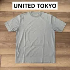 UNITED TOKYOのクルーネックニットTシャツ