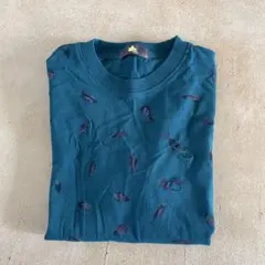 LOGOS 魚柄 コットンTシャツ