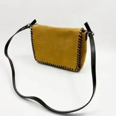RALPH LAUREN ラルフローレン スエード ショルダーバック キャメルのサムネイル