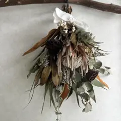 キングプロテアのスワッグ　ドライフラワー