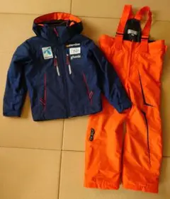 Phenix スキーウェア 子ども用 130サイズ ネイビー/オレンジ