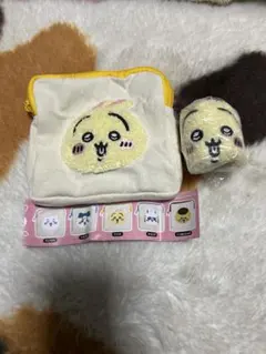 ちいかわ刺繍もこもこポーチ うさぎ