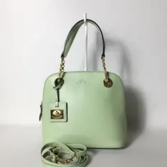 COACH ライムグリーン ボックス型ショルダーバッグ - メルカリ