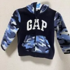 GAP ベビー フリースパーカー 80cm カモフラ柄