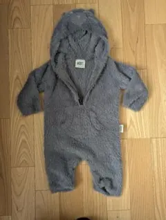 ジェラートピケ　ねこ　ロンパース　ハロウィン　70-80cm