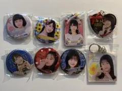福田真琳 つばきファクトリー キーホルダー 缶バッジ モバガチャ