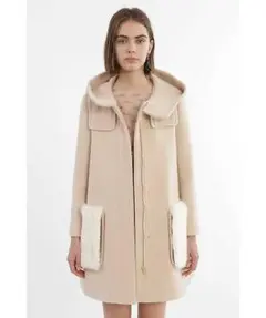 jillstuart コート　フード付きコート　ファーポケットダッフル　アウター