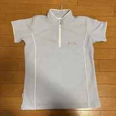 Kappa ハーフジップTシャツ ライトブルー