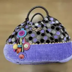 12/31のみお値下げ中シンクビー水玉模様のハンドバッグ