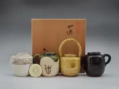 ☆茶道具/陶磁器！四滴茶入！『山口錠鉄』！共箱！☆ - メルカリ