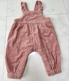 コーデュロイ ピンクロンパース 6-9months 74cm ZARA