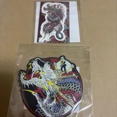 龍が如く ラッキーくじ　コースター・ステッカー（応龍／桐生）