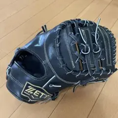 ZETT ファーストミット　グローブ　ブラック　少年軟式グローブ　右投げ用