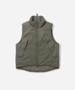 eyk【HYKE】リバーシブルベスト　カーキ&グレー eyk【HYKE】リバーシブルベスト カーキ&グレー HYKEのファー